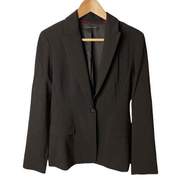 Elie Tahari Brown Wool Blend One Button Jacket Blazer Women's Size 6 - Picture 1 of 6